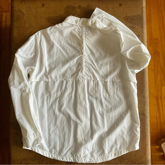 COLUMBIA long sleeve button down white size L - Picture 9 of 9